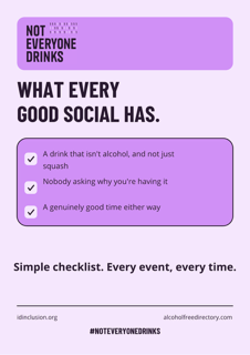 Checklist for Social Events Light